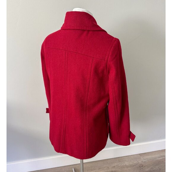 Calvin Klein Wool Double Breasted Pea Coat - Picture 5 of 12